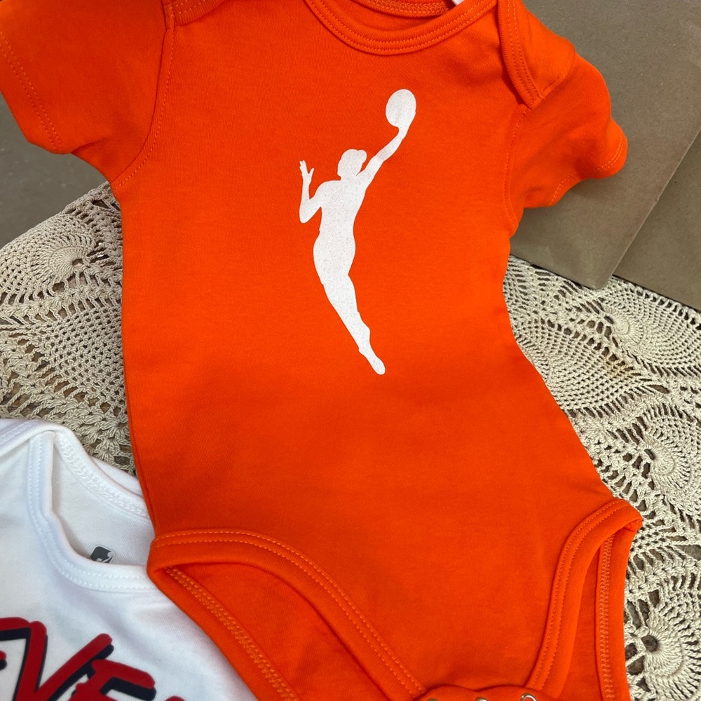 WNBA Indiana Fever (2) infant onesies - Picture 4 of 4